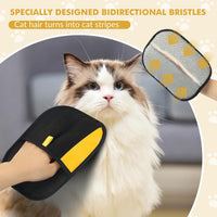 Pet Hair Removal Glove,2Pcs,Electrostatic Gloves Pet Hair Removal,Highly Efficient,Pet Hair Remover Glove,9.45-Inch Large Brush Surface,Reusable Cat Grooming Gloves for Couch,Sweater,Carpet,Curtain.